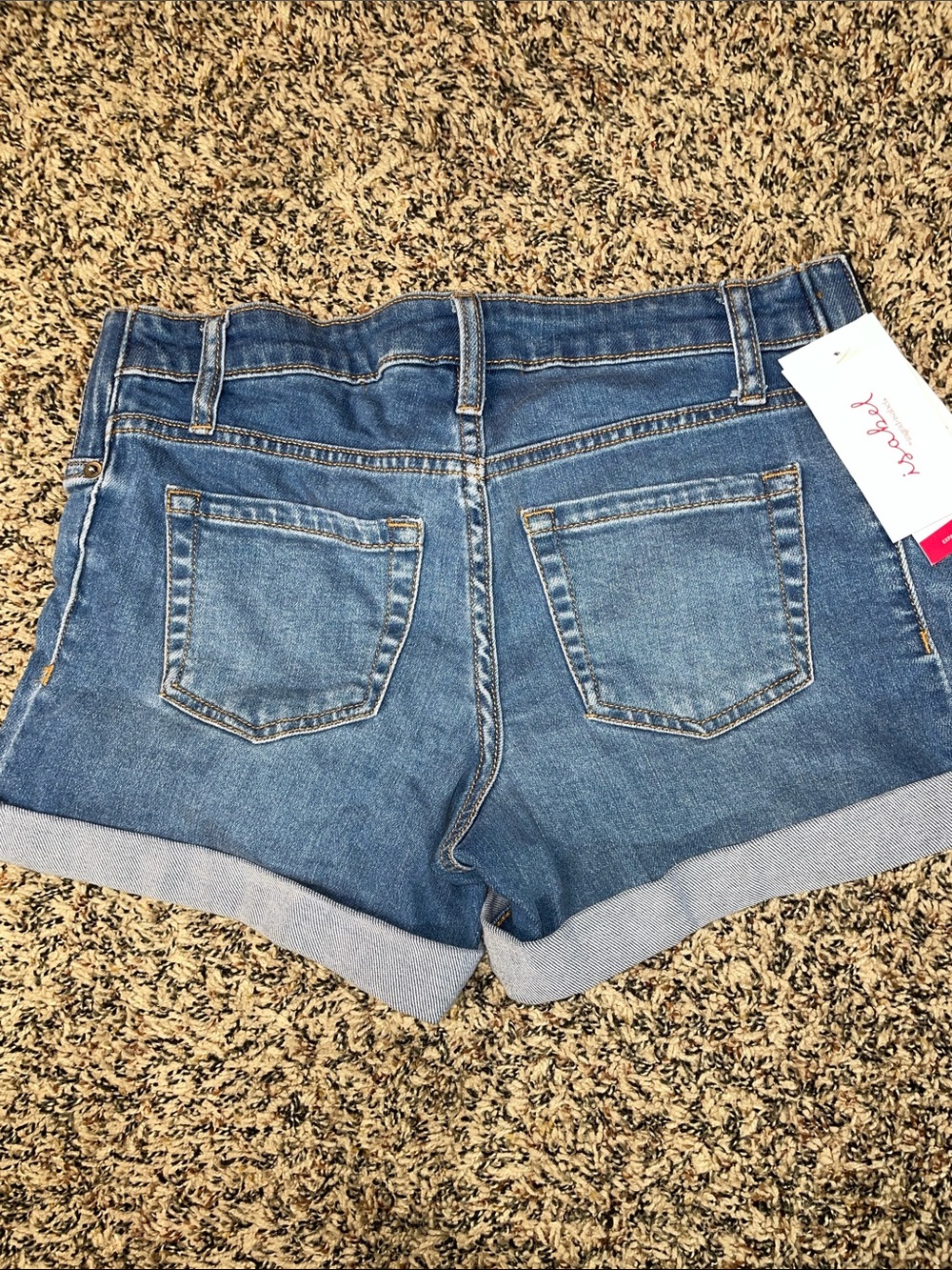 Isabel Maternity Under Belly Side Panel Soft Midi Shorts Size 00 | NWT - Picture 3 of 6